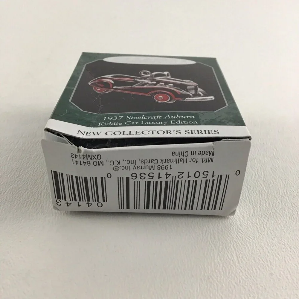 Hallmark Keepsake Mini Ornament 1937 Steelcraft Auburn Kiddie Car Luxury Edition - Picture 2 of 6